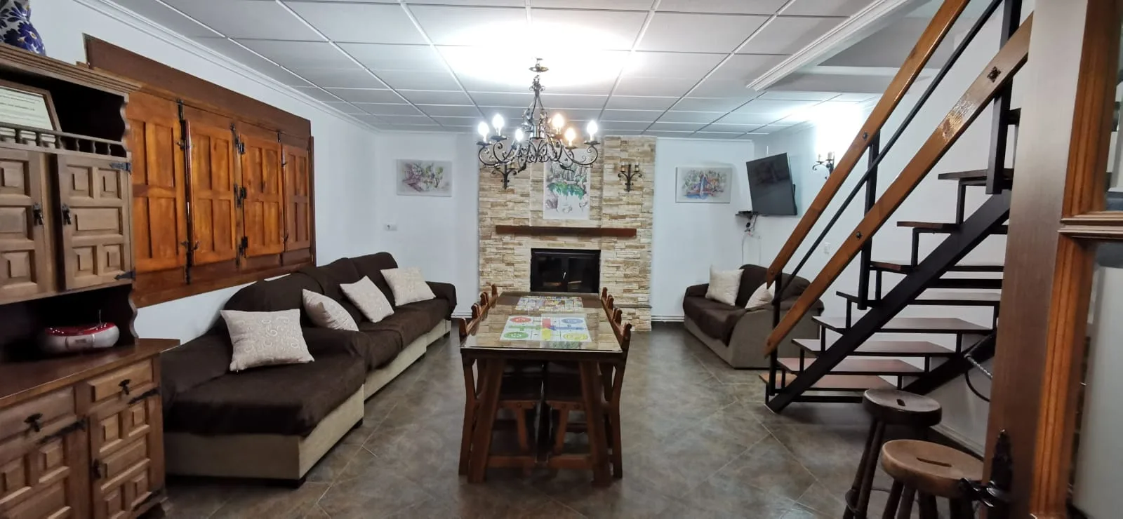 Salón-comedor de Casa Ruiz