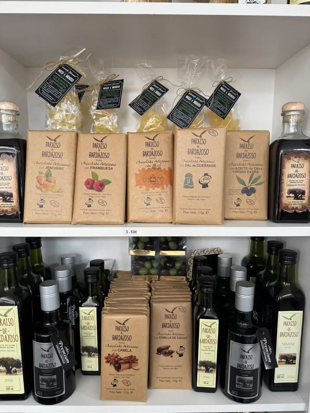 Productos gourmet y AOVE de Paraíso de Bardazoso